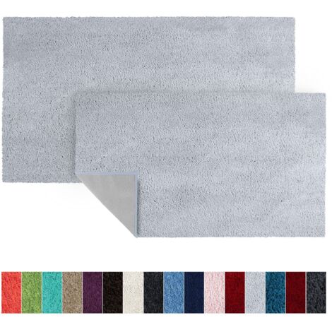 Tapis de bain Sky Soft Gris argenté 50 x 60 cm