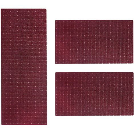 Descente de lit Rapido Mauve 1 tapis 67 x 250 cm + 2 tapis 67 x 140 cm