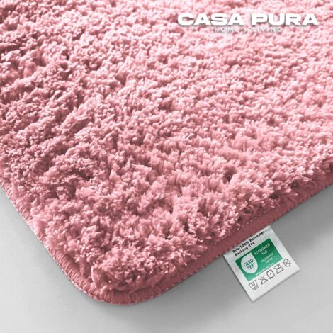 Tapis de bain Sky Uni Polyester Rose clair 70 x 120 cm