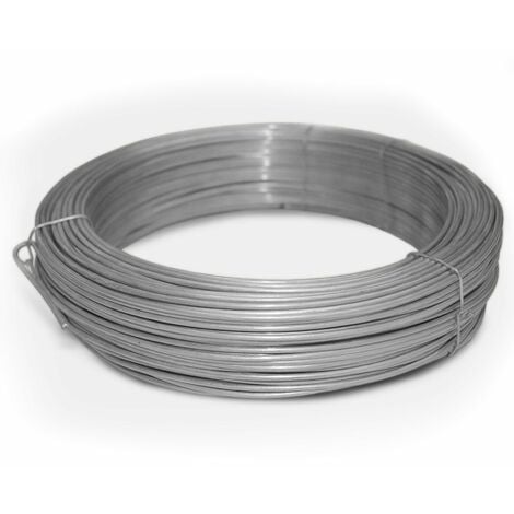 Fil de tension polyvalent, renforcez vos clôtures, Galvanisé, ép. = 3,1 mm 55 mètres