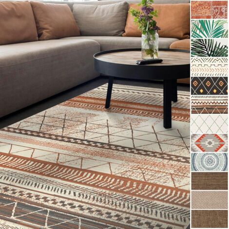 Karat – Tapis d'extérieur 80 x 150 cm – 100 % polypropylène résistant aux UV – Pour terrasses et balcons – Entretien facile