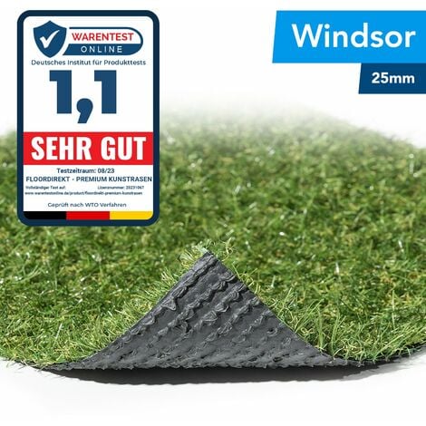 Pelouse artificielle Luxury Class Résistant aux UV Windsor Hauteur: 25 mm 200 x 50 cm