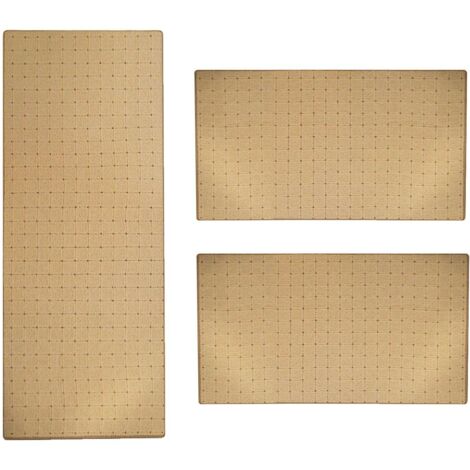 Descente de lit Rapido Beige 1 tapis 67 x 250 cm + 2 tapis 67 x 140 cm