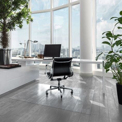Tapis pour Chaise de Bureau Neo - Tapis de Sol Transparent pour sols durs - Tapis de Protection, 100 x 114 cm