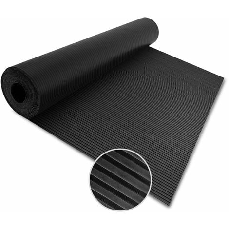 Tapis en caoutchouc au mètre 3 mm d'épaisseur 100 x 300 cm tapis de  protection tapis