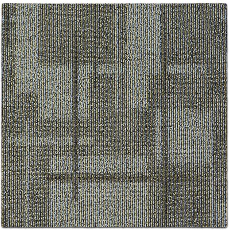 Karat – Dalles de moquette antistatiques 50x50 cm – Absorbant les sons – Poils bouclés en polypropylène – Classe d'utilisation 31 pour locaux commerciaux