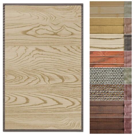 Tapis en bambou Magenta Nature 90 x 120 cm