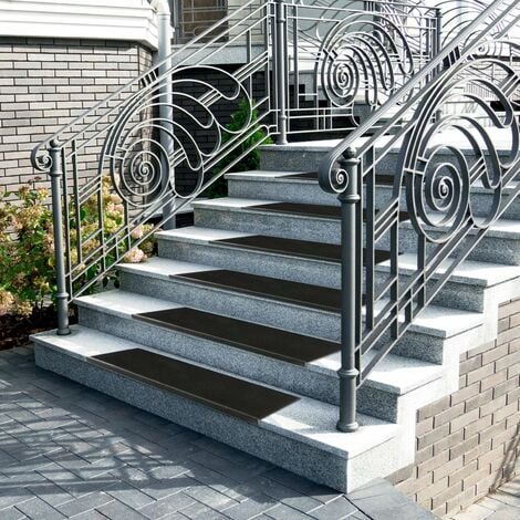 Tapis d'escalier en caoutchouc Antidérapant Santiago 25 x 75 cm