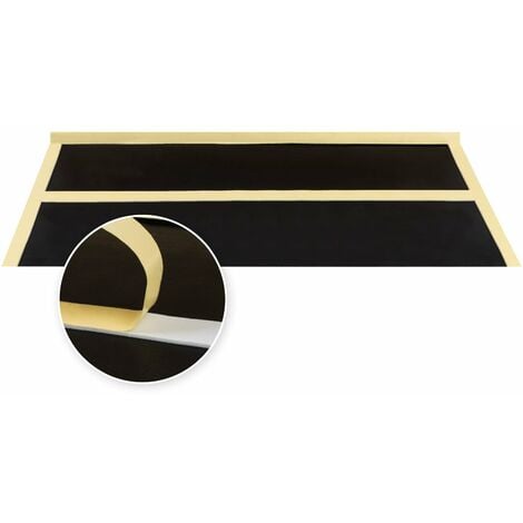 Tapis d'escalier en caoutchouc Antidérapant Madras 25 x 75 cm