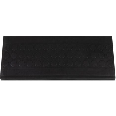 Tapis d'escalier en caoutchouc Antidérapant Pièce de monnaie 25 x 65 cm