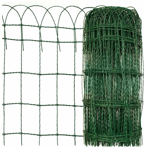 Casa Pura – Grillage souple vert 65 cm x 10 m – Maille 15 x 9 cm – Fil métallique revêtu – Pour délimitation étangs et enclos animaux