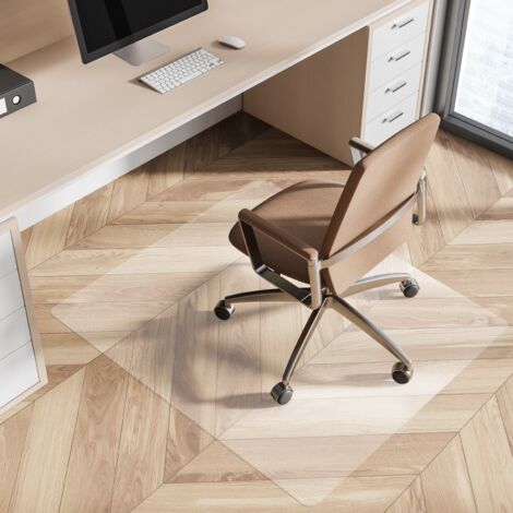 Tapis Protège-Sol Pour Chaise De Bureau 90x120 Cm - Antidérapant Et Résistant Tapis Polyester Haute Densité