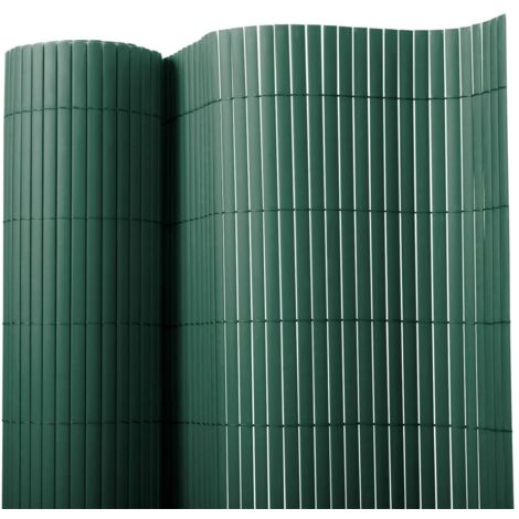 Canisse PVC Brise Vue, Paravent de Jardin, Piscines, Balcon Terrasse, Palissade en PVC, Vert 150 x 300 cm