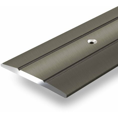 Karat – Barre de seuil en aluminium pré-percée – Forme C – Largeur 36 mm – Longueur 100 cm – Fixation par vis pour parquet, stratifié, vinyle