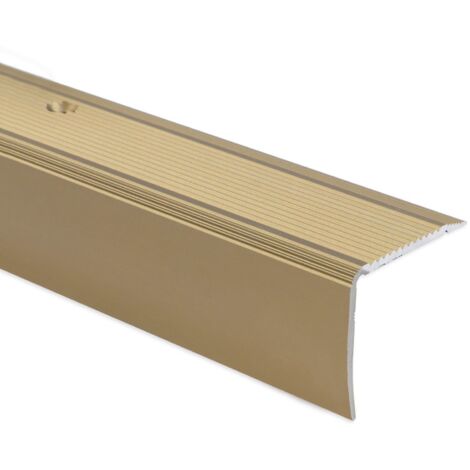 Seuil d'escalier Integral, Forme: L 30 x 20 mm Longueur: 134 cm, Auto-adhésif, Or