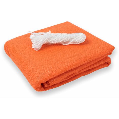 Casa Pura – Brise-vue orange 90x500 cm – 100% HDPE résistant aux UV – Protection 90% contre les regards – Séchage rapide et résistant aux intempéries (1/5)
