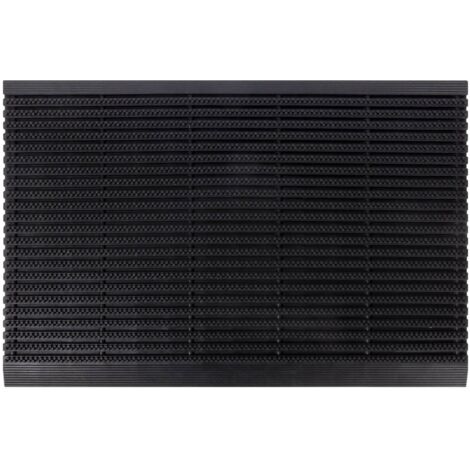 Floordirekt – Tapis de porte en caoutchouc 60 x 90 cm – Résistant aux intempéries – Bord incliné – Hauteur 20 mm – Pour zones très fréquentées - MM 60 X