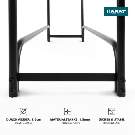 Étagère pour bois de cheminée Patmos Porte bûches Avec housse de protection 36 x 118 x 114 cm (1/4)