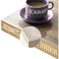 Film de protection transparent mat pour table, coupe droite Imperial 75 x 50 cm