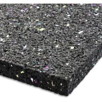 Tapis extérieur, Tapis de Protection Antivibration en Caoutchouc Recyclé pour Sols, Ép = 20 mm, 350 x 125 cm
