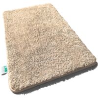 Tapis de bain Sly Uni Polyester Beige crème 95 cm diamètre