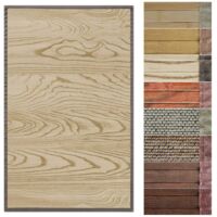 Tapis en bambou Magenta Nature 90 x 120 cm