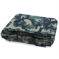 Bâche de protection imperméable 100 g/m² Camouflage 3 x 4 m