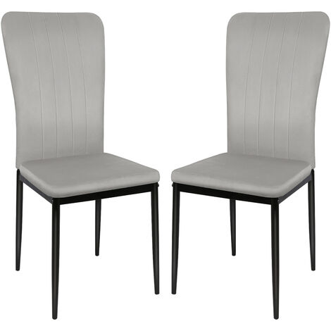 6 Samt Esszimmerstühle Mit Metallbeinen - Bis 150kg Belastbar