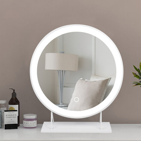 Schminkspiegel Kosmetikspiegel LED Beleuchtung Make Up Spiegel Kaltes Weiß  4040cm