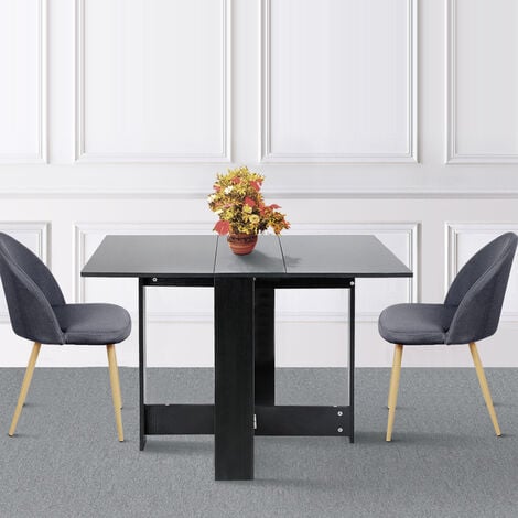 Klapptisch Esstisch Tisch klappbar Raumwunder 1037673.4cm Tisch Möbel Schwarz