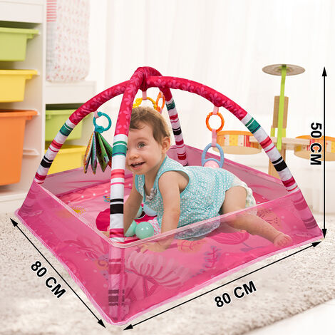 Baby Spielmatte Mit Spielbogen - Aktivitätsdecke Mit Musik & Licht Für 0-36 Monate