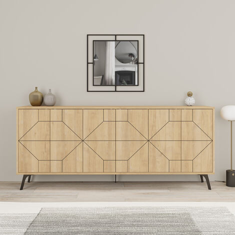 Dune Console Sideboard Display Unit 183 Oak