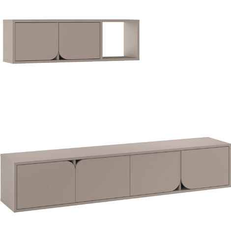 Wall mounted tv store unit with drawers