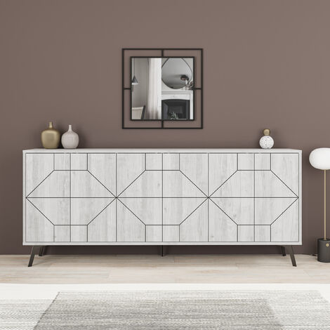 Dune Console Sideboard Display Unit 183 Ancient White