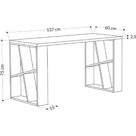 Covington shop modern desk