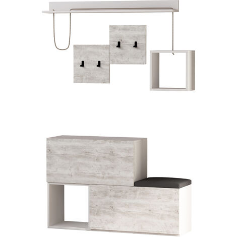 Decortie Holdon Hanger - White / Ancient White