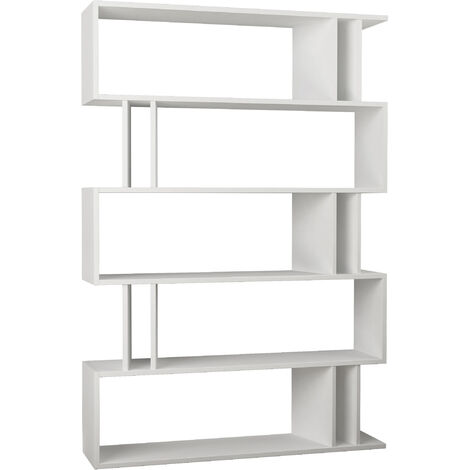 Decortie Partiro Modern Bookcase Display Unit Room Separator Tall 161cm ...