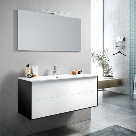 Ensemble salle de bain 4 pièces AGO blanc mat (1/5)