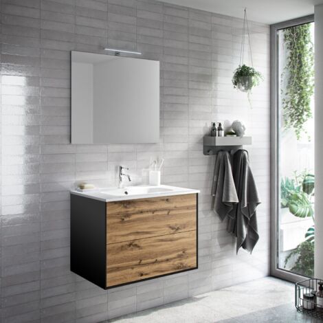 Ensemble salle de bain 4 pièces AGO chêne (1/5)