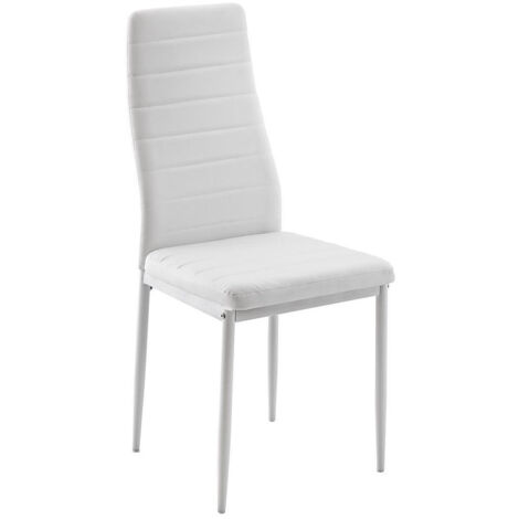 Set de 4 Chaises CAROLINA blanc (1/4)