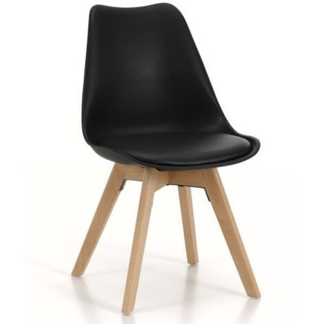Set de 4 Chaises BARTH noir (1/4)