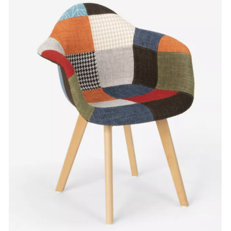 Set de 2 Fauteuils patchwork KARIMA (1/5)