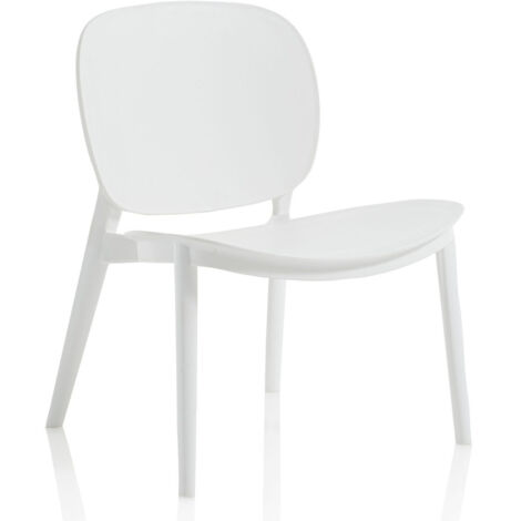 Set de 2 Chaises d’intérieur/extérieur MAHON blanc (1/5)