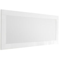 Miroir LIPARI blanc brillant