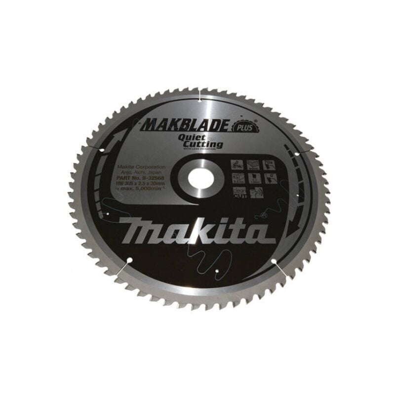 Makita B Makblade Plus Lama Tct Silenziata Per Troncatrici X