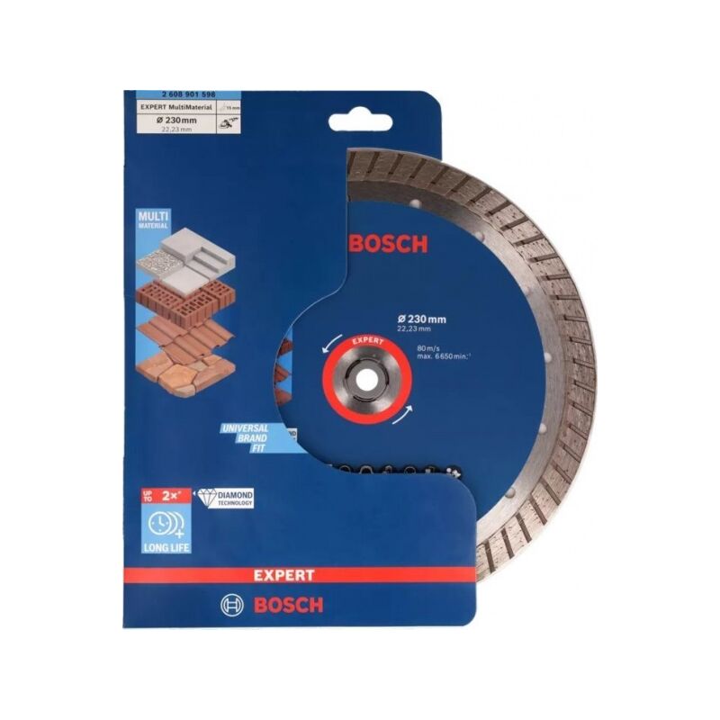 Disco diamantato EXPERT MultiMaterial X-LOCK Turbo - Bosch