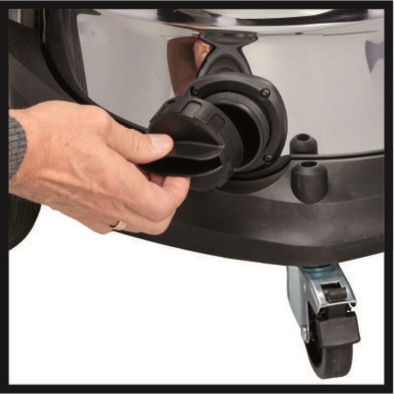 Filtro Per Aspirapolvere Einhell - In Poliestere, Con Coperchio A Vite, Per Modelli Umido/Secco - Foto 3