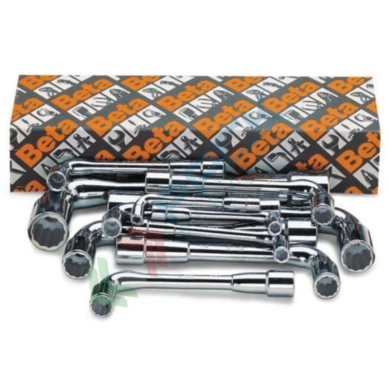 BETA 932/16 Chiave A Pipa Doppia Esagonale-Poligonale 16x16 Mm – Cromata Lucida, Qualità Professionale