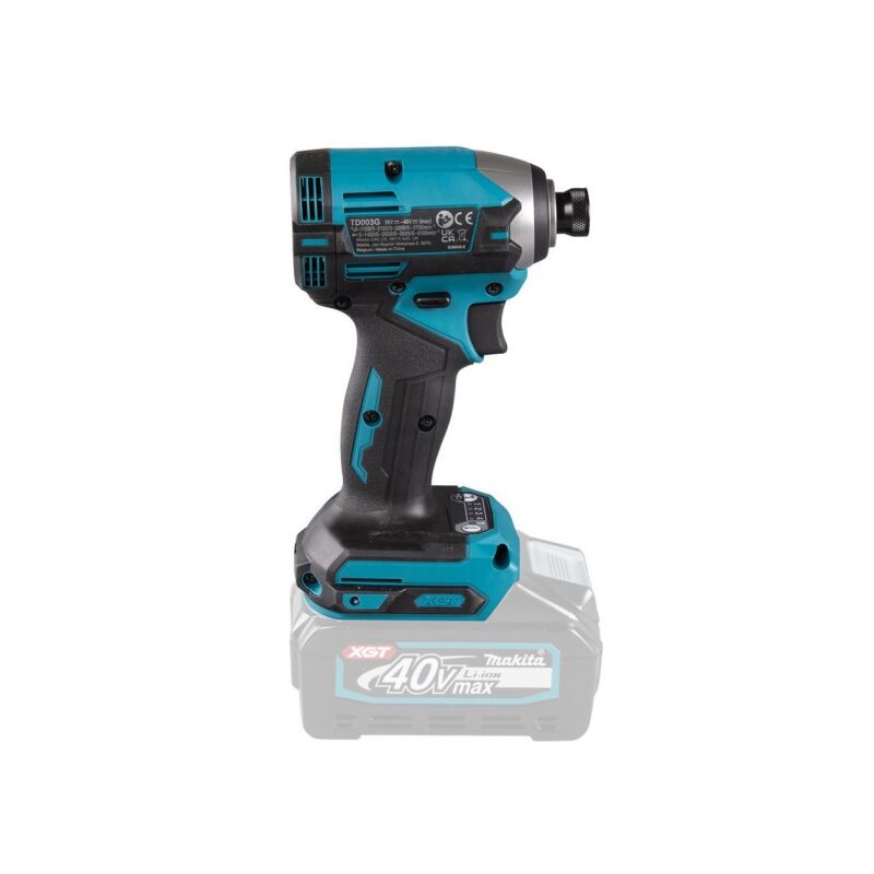 Avvitatore Makita a impulsi 40Vmax 1/4 BL 210Nm - 2 batterie