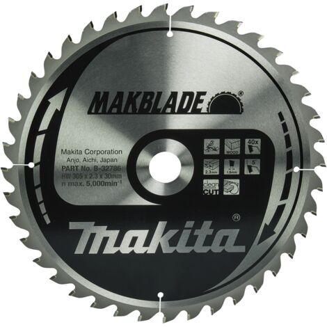Makita B-32786 Makblade Lama TCT per troncatrici 305x30 per legno